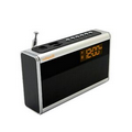 Portable Rechargeable Speaker With Alarm Clock & FM Radio